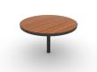 Round Table Sofiero Hardwood
